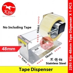 48mm Big Tape Dispenser Stainless Steel Heavy Duty #Desktop #48mm #TapeDispenser #OppTape #大号胶纸架 #Kijo #2293